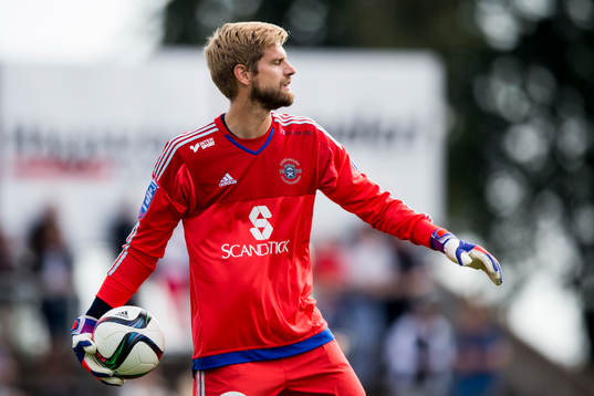 Ängelholms målvakt Oscar Berglund