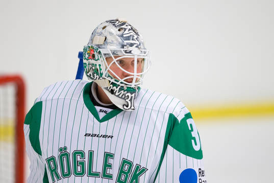 Rögle hockey målvakt Lars Volden