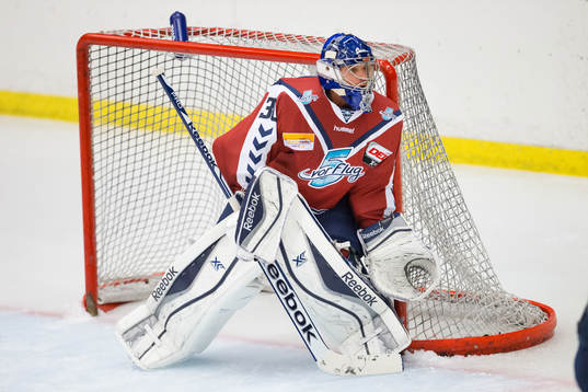 Hamburg Freezers målvakt Dimitrij Kotschnew