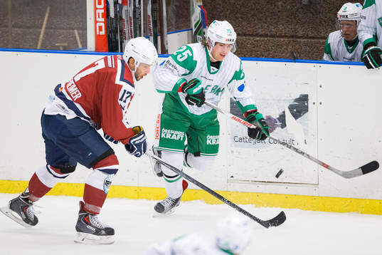 Hamburg Freezers Thomas Oppenheimer och Rögle hockeys