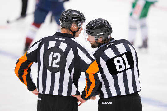 Domare Pehr Claesson och Domare Mikael Andersson i