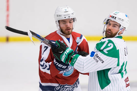 Hamburg Freezers Dominik Tiffels och Rögle hockeys Jack