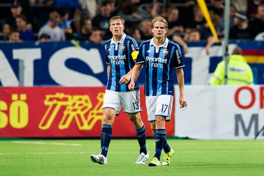 Djurgårdens Emil Bergström och Tim Björkström