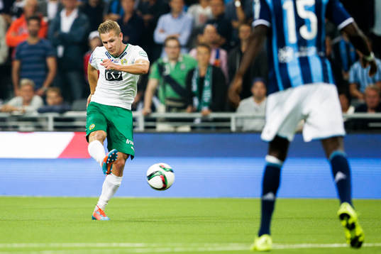 Hammarbys Erik Israelsson gör 2-1