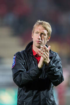 Östersunds tränare Graham Potter tackar publiken