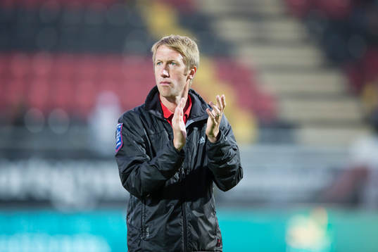 Östersunds tränare Graham Potter tackar publiken