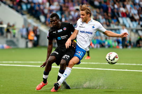Helsingborgs Darijan Bojanic och Norrköpings Christoffer