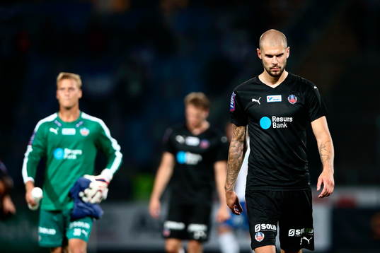 Helsingborgs Robin Simovic deppar