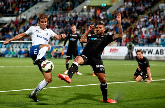 Norrköpings Christoffer Nyman och Helsingborgs Victor