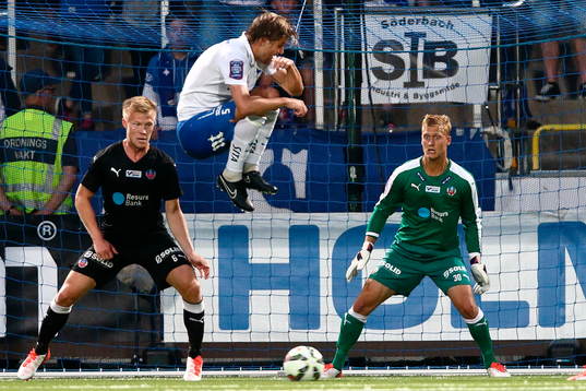 Helsingborgs Pär Hansson och Norrköpings Christoffer Nyman