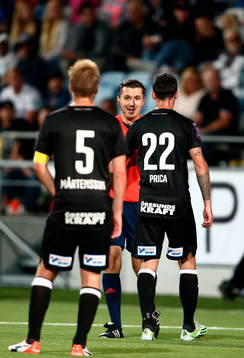 Dmare Bojan Panzic med Helsingborgs Rade Prica