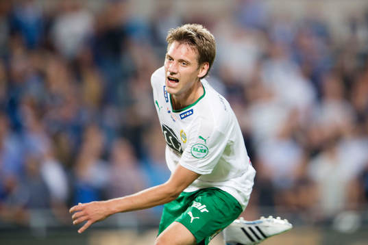 Hammarbys Jakob Orlov reagerar