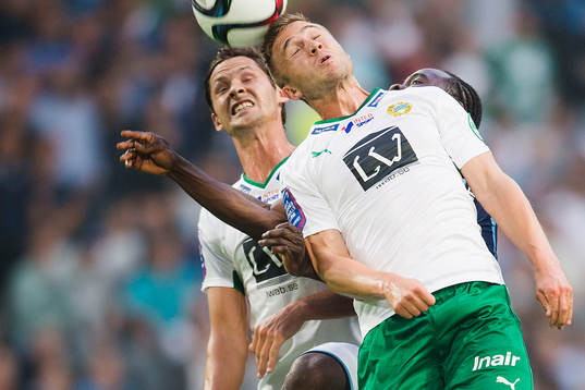 Hammarbys Philip Haglund och Mats Solheim