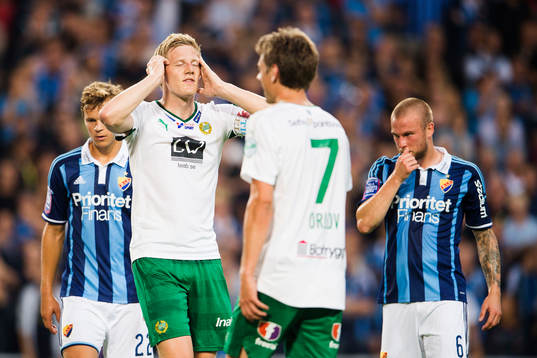Hammarbys Lars Saetra deppar