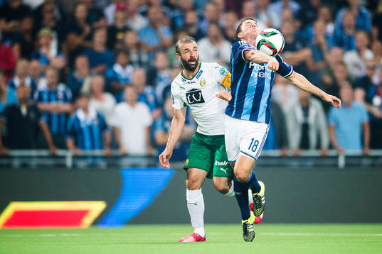 Hammarbys Kennedy Bakircioglu och Djurgårdens Kerim Mrabti
