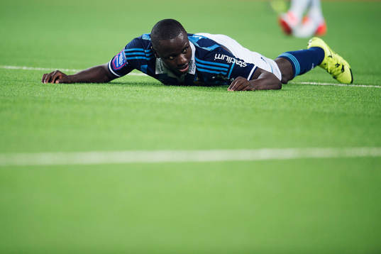 Djurgårdens Nyasha Mushekwi deppar