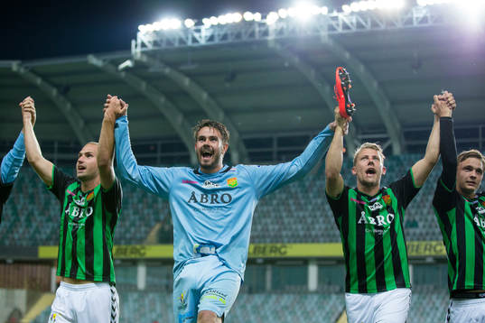 GAIS Sebastian Starke Hedlund, målvakt Tommi Vaiho, Patrik
