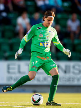 Falkenbergs målvakt Otto Martler