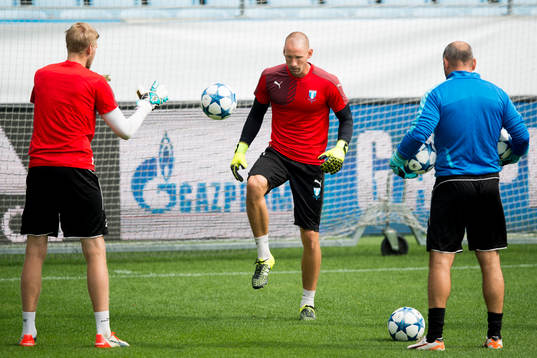 Malmö FFs målvakt Johan Wiland