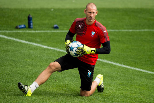 Malmö FFs målvakt Johan Wiland