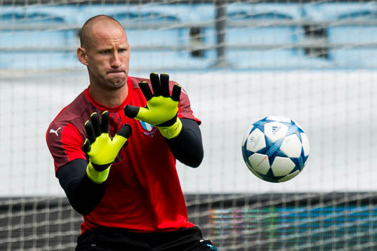 Malmö FFs målvakt Johan Wiland