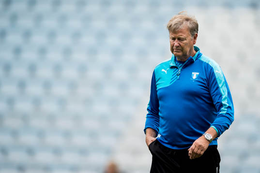 Malmö FFs tränare Åge Hareide deppar
