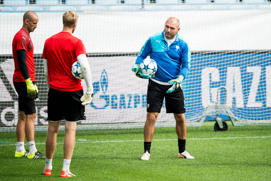 Malmö FFs målvakt Johan Wiland, målvakt Fredrik