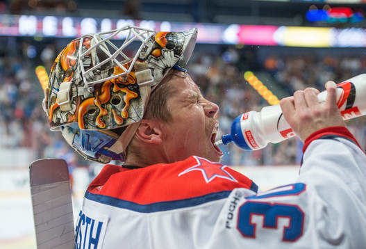 Moskvas målvakt Viktor Fasth