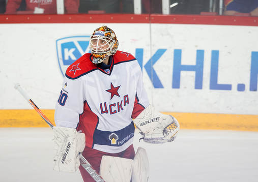 Moskvas målvakt Viktor Fasth