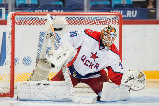Moskvas målvakt Viktor Fasth