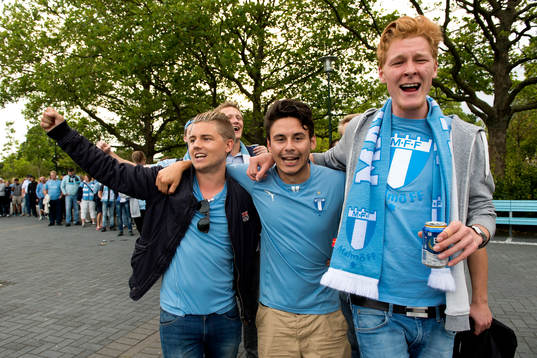 Malmö-supportrar