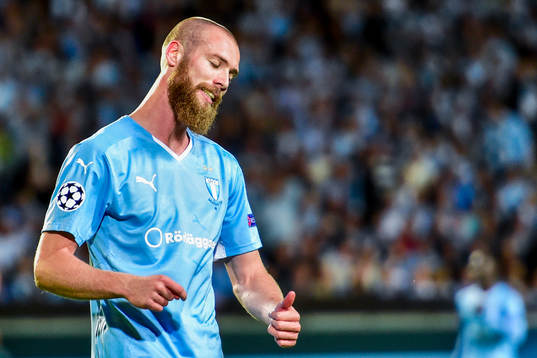 Malmö FFs Jo Inge Berget deppar
