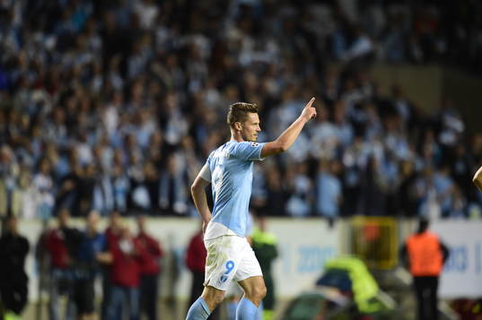 Malmö FFs Markus Rosenberg firar
