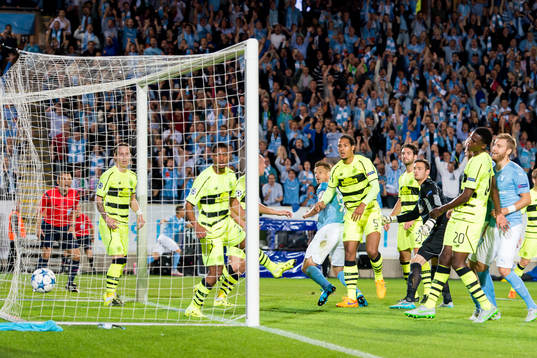Malmö FFs Markus Rosenberg jublar