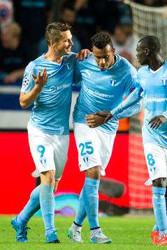 Malmö FFs Felipe Carvalho jublar