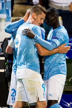 Malmö FFs Markus Rosenberg jublar