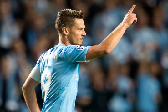 Malmö FFs Markus Rosenberg jublar
