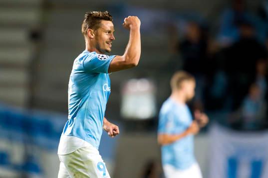 Malmö FFs Markus Rosenberg jublar