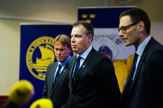 Johan Garpenlöv, Rikard Grönborg och Peter Popovic