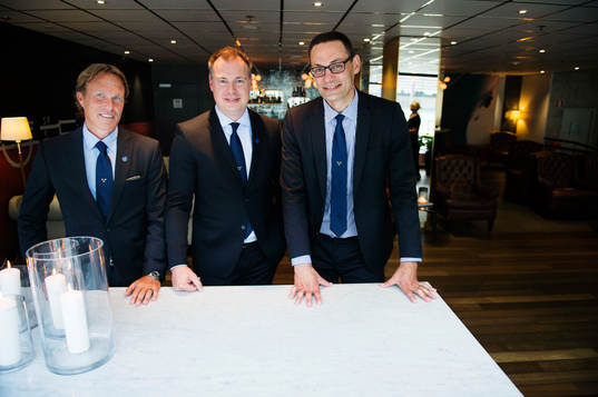 Johan Garpenlöv, Rikard Grönborg och Peter Popovic