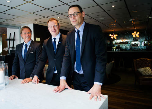 Johan Garpenlöv, Rikard Grönborg och Peter Popovic