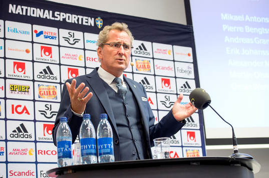 Sveriges förbundskapten Erik Hamrén