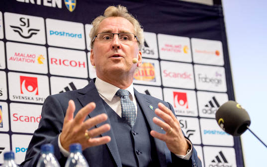 Sveriges förbundskapten Erik Hamrén