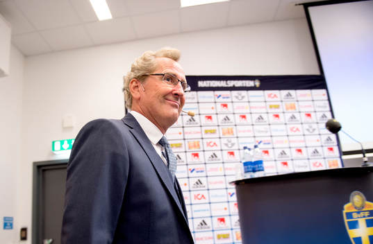 Sveriges förbundskapten Erik Hamrén