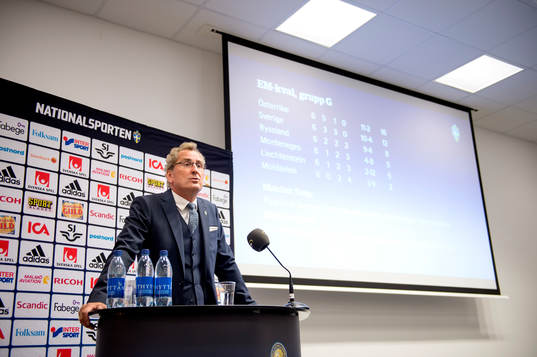 Sveriges förbundskapten Erik Hamrén
