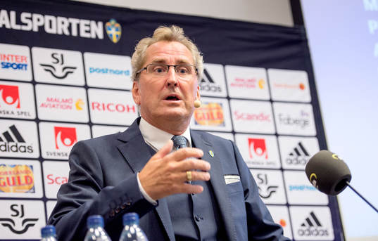 Sveriges förbundskapten Erik Hamrén