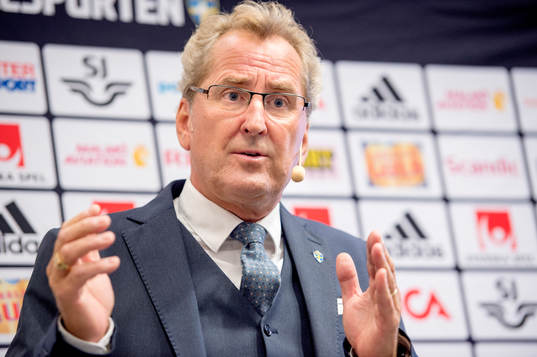 Sveriges förbundskapten Erik Hamrén