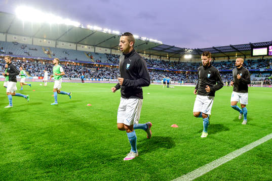 Malmö FFs Nikola Djurjic , Erdal Rakip och Guillermo