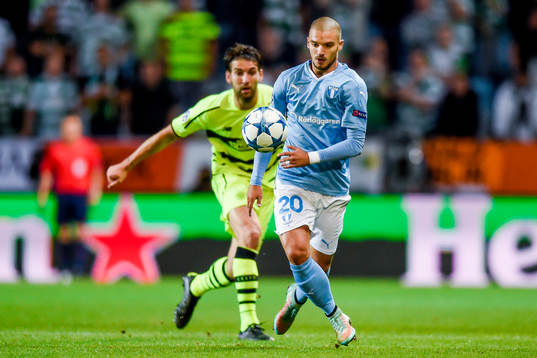 Celtics Charlie Mulgrew och Malmö FFs Vladimir Rodic