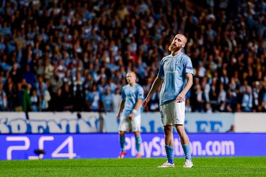 Malmö FFs Jo Inge Berget deppar